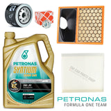 SERVICE KIT FOR IVECO DAILY 35S14V MK6 5L PETRONAS & AIR OIL POLLEN KIT & PLUG