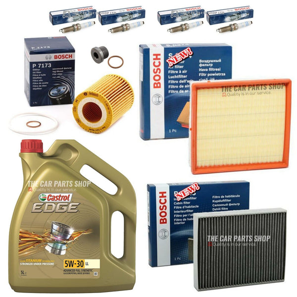 FOR BMW 1 SERIES 116i F20 FULL BOSCH SERVICE KIT WITH BOSCH SPARK PLUGS X 4