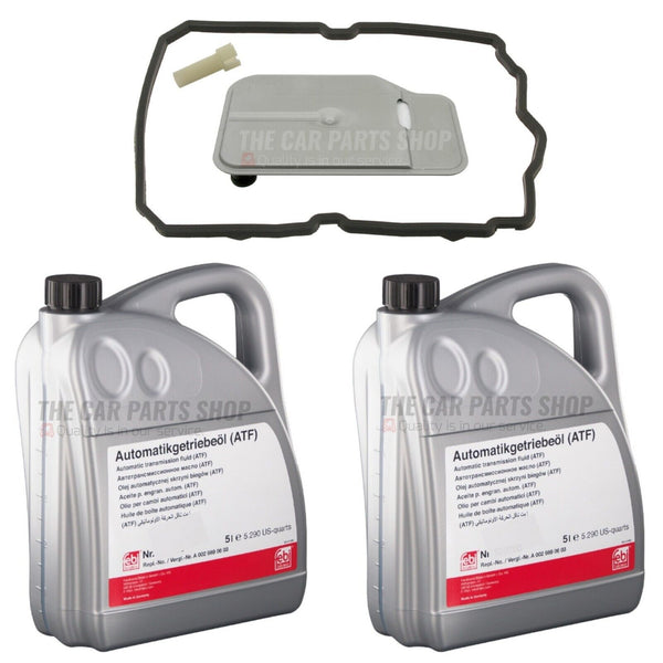 FITS MERCEDES E320 S211 GEARBOX SERVICE KIT 10L FEBI ATF FLUID & FILTER PACK