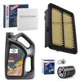 FOR HONDA JAZZ MK4 2015+ SERVICE KIT BOSCH OIL CABIN & BLUEPRINT AIR 5L FUCHS