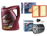 5L MANNOL & OIL AIR BOSCH SERVICE KIT FOR VW POLO MK5 1.0 TSI 2014-2022