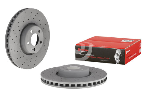 2 X GENUINE BREMBO FRONT BRAKE DISCS 342MM FOR MERCEDES C300 AMG 2.0 D C205