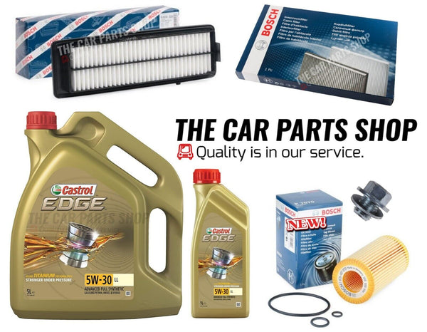 FITS HONDA ACCORD 2.2 CTDI BOSCH SERVICE KIT 6L CASTROL & AIR OIL POLLEN