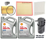 TO FIT VW CRAFTER 2.0 TDI COMPLETE SERVICE KIT WITH 10L SHELL HX8 5W30 LONGLIFE
