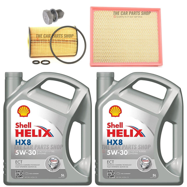 TO FIT VW CRAFTER 2.0 TDI SERVICE KIT 10L SHELL HX8 & OIL + AIR FILTER PACKAGE