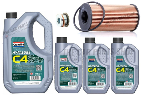 FOR RENUALT MEGANE GT LINE 2.0 DCI MK3 8L OIL CHANGE SERVICE KIT WITH SUMP PLUG