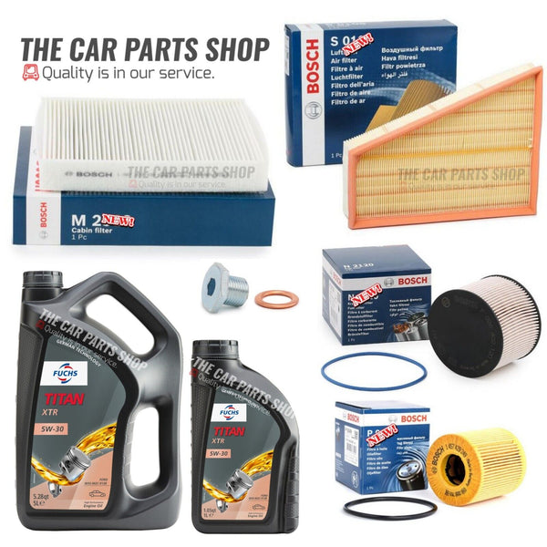 FITS FORD GALAXY 2.0 TDCI MK3 FULL BOSCH SERVICE KIT WITH 6L PREMIUM FUCHS 5W30