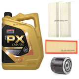 FOR PEUGEOT PARTNER 1.2 PETROL 16-20 SERVICE KIT 5L 0W30 & AIR OIL POLLEN FILTER