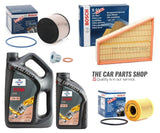 FITS FORD GALAXY 2.0 TDCI MK3 BOSCH SERVICE KIT 6L FUCHS 5W30 & BOSCH 3 FILTERS