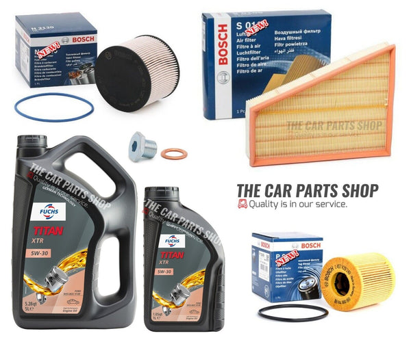 FITS FORD GALAXY 2.0 TDCI MK3 BOSCH SERVICE KIT 6L FUCHS 5W30 & BOSCH 3 FILTERS