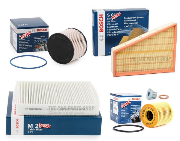 FITS FORD GALAXY 2.0 TDCI MK3 COMPLETE BOSCH FILTER SERVICE KIT & SUMP PLUG