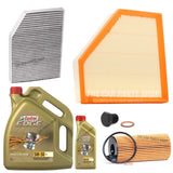 FOR BMW 320D M SPORT G20 SERVICE KIT 6L CASTROL 5W30 & AIR OIL POLLEN FILTER NEW