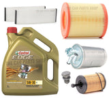 FOR AUDI A6 AVANT 2.0 TDI 2005-2011 FULL SERVICE KIT WITH PREMIUM 5L CASTROL NEW