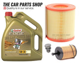 FOR AUDI A6 AVANT 2.0 TDI 2005-2011 SERVICE KIT AIR & OIL FILTER & CASTROL EDGE
