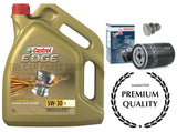 FOR AUDI TT 1.8 PETROL 00-05 BOSCH SERVICE KIT OIL FILTER SUMP PLUG & CASTROL 5L