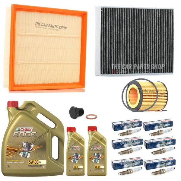 FOR BMW 1 SERIES M135i PETROL F21 FULL SERVICE KIT WITH 7 LITRES CASTROL EDGE