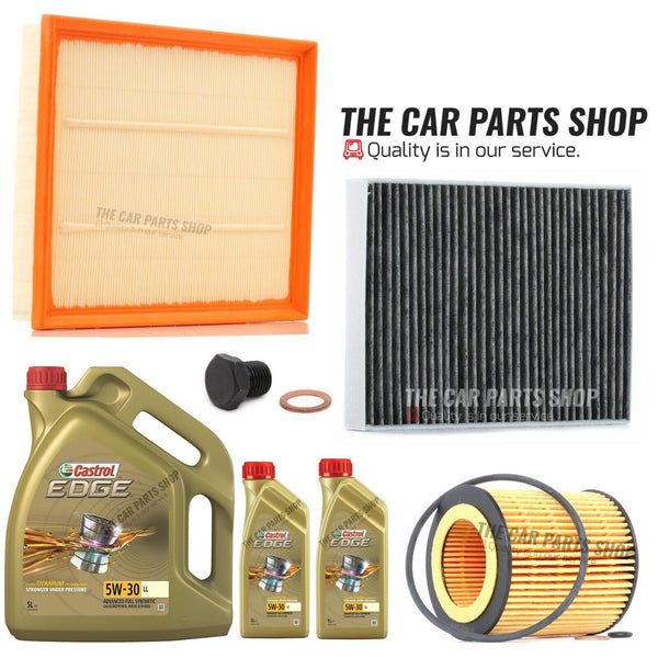 FOR BMW 1 SERIES M135i PETROL F21 SERVICE KIT 7 LITRES CASTROL EDGE & 3 FILTERS