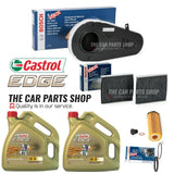 FOR BMW 730D MSPORT F01 BOSCH SERVICE KIT WITH 8L CASTROL & AIR OIL CABIN BOSCH