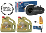 FOR BMW 730D MSPORT F01 BOSCH SERVICE KIT 8L CASTROL + BOSCH AIR OIL FILTERS