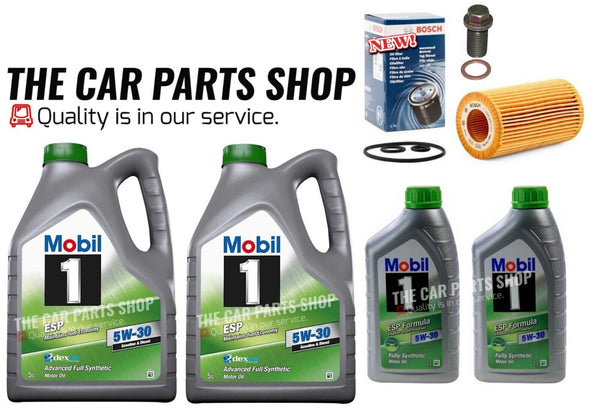 FOR MERCEDES SPRINTER CDI 313 OIL CHANGE SERVICE KIT BOSCH FILTER MOBIL 12L