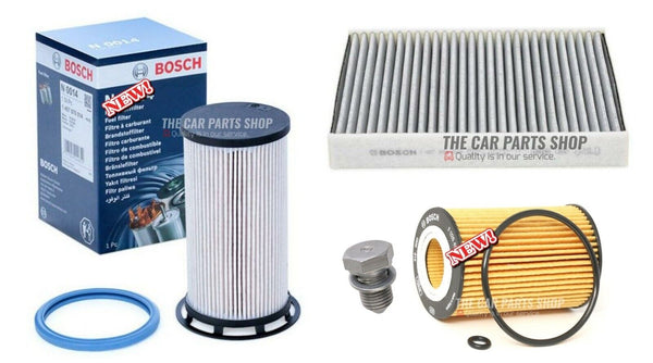 FITS VW TIGUAN TDI MK2 BOSCH FILTER SERVICE KIT (NO AIR FILTER INCLUDED)