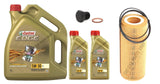 FOR AUDI S5 3.0 TFSI V6 SERVICE KIT NEW OIL FILTER SUMP PLUG 7L CASTROL 5W30 OIL