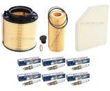 FOR AUDI S5 3.0 TFSI V6 COMPLETE SERVICE FILTERS KIT WITH 6 X BOSCH SPARK PLUGS