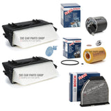 BOSCH SERVICE KIT FOR MERCEDES E350 3.0 CDI A207 AIR OIL CABIN FUEL FILTER