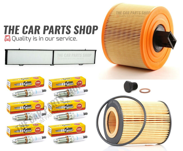 COMPLETE SERVICE FILTERS KIT WITH NGK PLUGS FOR BMW 330i MSPORT E93 (NO OIL)