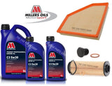 FOR BMW 1 SERIES M140i F21 SERVICE KIT 7L MILLERS 5W30 & OIL AIR FILTER + PLUG
