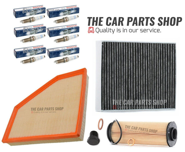 COMPLETE FILTER SERVICE KIT WITH BOSCH PLUGS FOR BMW 1 SERIES M140i F21