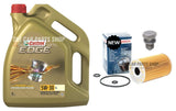 FOR AUDI Q5 2.0 TDI 8R BOSCH SERVICE KIT BOSCH OIL FILTER & 5L CASTROL 5W30 LL