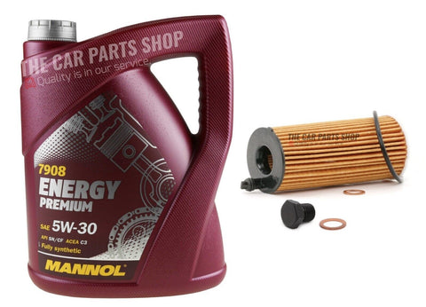FOR BMW 220D MSPORT F22 SERVICE KIT 5L ENGINE OIL MANNOL 5W30 & FILTER NEW