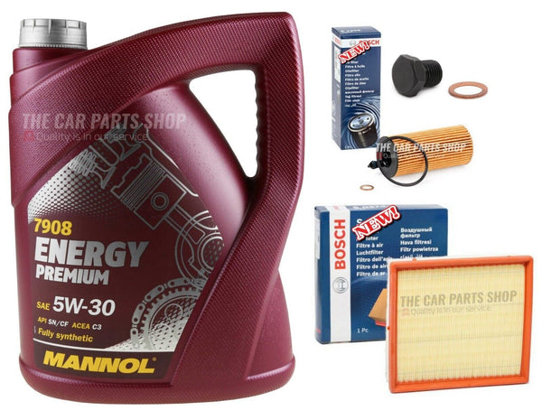 FOR BMW 220D MSPORT F22 BOSCH SERVICE KIT 5L MANNOL & BOSCH AIR OIL FILTER KIT