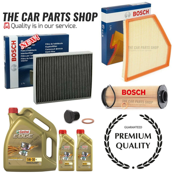 FOR BMW 1 SERIES M140i F21 PREMIUM SERVICE KIT 7L CASTROL EDGE & BOSCH FILTERS