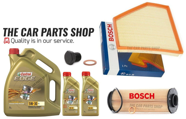 FOR BMW 1 SERIES M140i F21 PREMIUM SERVICE KIT 7L CASTROL & BOSCH AIR & OIL FILT
