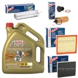FULL BOSCH SERVICE KIT WITH CASTROL EDGE 5L LL FOR BMW 220D MSPORT F22