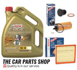 BOSCH SERVICE KIT FOR BMW 220D MSPORT F22 5L CASTROL & BOSCH AIR OIL FILTER KIT