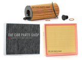 FOR BMW 116D SPORT F20 SERVICE FILTER KIT AIR OIL CABIN FILTER SUMP PLUG