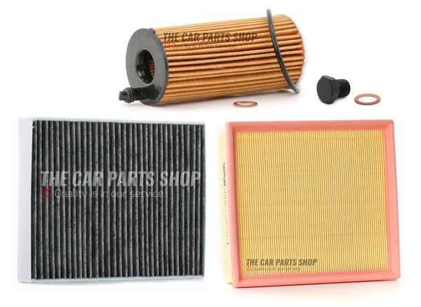 FOR BMW 116D SPORT F20 SERVICE FILTER KIT AIR OIL CABIN FILTER SUMP PLUG