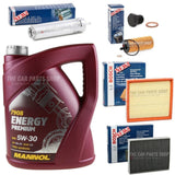 FULL BOSCH SERVICE KIT WITH MANNOL 5W30 PREMIUM OIL FOR BMW 116D SPORT F20