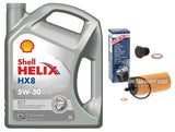 FOR BMW 116D SPORT F20 BOSCH SERVICE KIT BOSCH OIL FILTER & SHELL HX8 5L