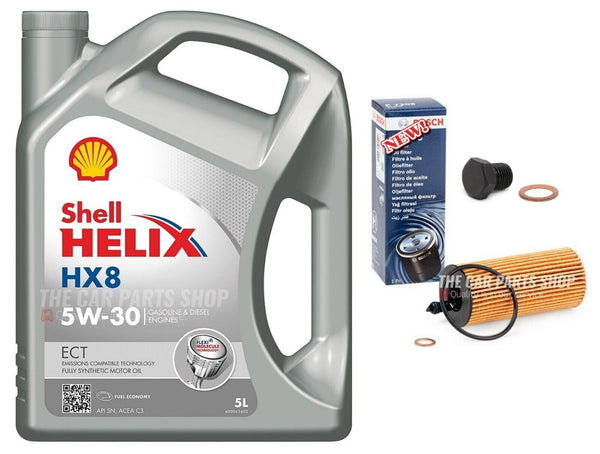FOR BMW 116D SPORT F20 BOSCH SERVICE KIT BOSCH OIL FILTER & SHELL HX8 5L