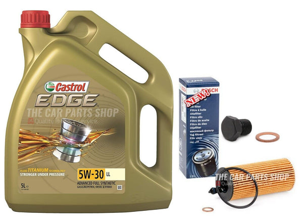 CASTROL OIL CHANGE SERVICE KIT BOSCH FILTER FITS BMW 116D DIESEL SPORT F20