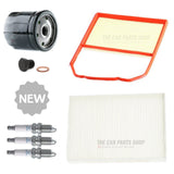 FOR SKODA CITIGO 1.0 MPI ALL NEW FILTERS AND SPARK PLUGS FILTER SERVICE KIT