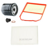 FOR SKODA CITIGO 1.0 MPI FILTER SERVICE KIT AIR OIL POLLEN SUMP PLUG NEW