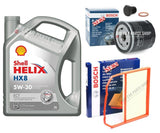 FOR SKODA CITIGO 1.0 MPI BOSCH SERVICE KIT BOSCH AIR OIL FILTER & SHELL HX8 5L