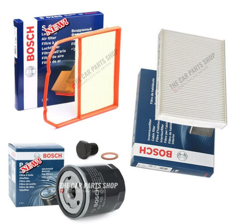 FOR SKODA CITIGO 1.0 PETROL BOSCH FILTER SERVICE KIT AIR POLLEN OIL FILTER BOSCH
