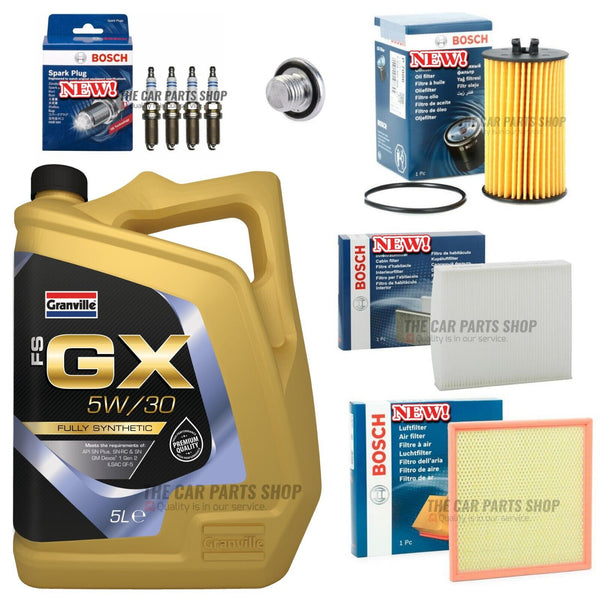 FULL BOSCH SERVICE KIT FOR VAUXHALL ZAFIRA 1.4 PETROL MK3