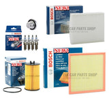FOR VAUXHALL ZAFIRA 1.4 PETROL MK3 COMPLETE BOSCH FILTERS SERVICE KIT & 4 PLUGS